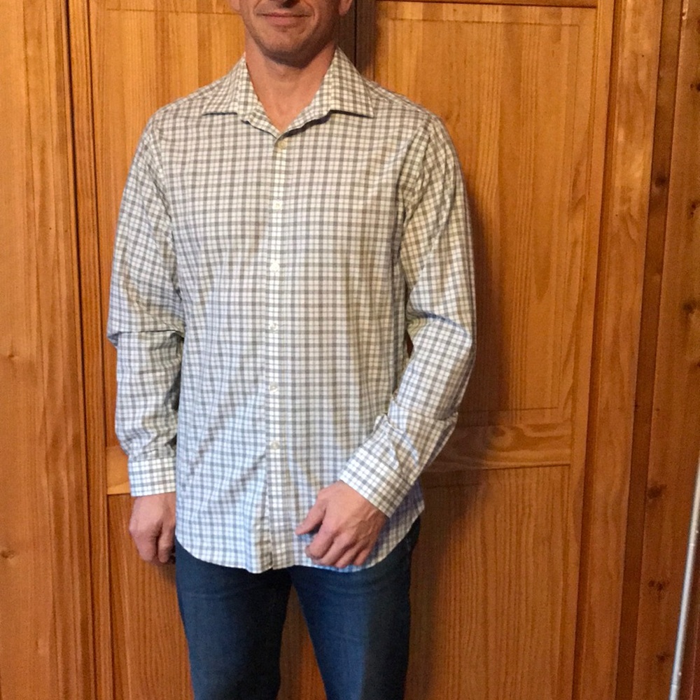 Michael Kors SlimFit Button Down Shirt, 16.5